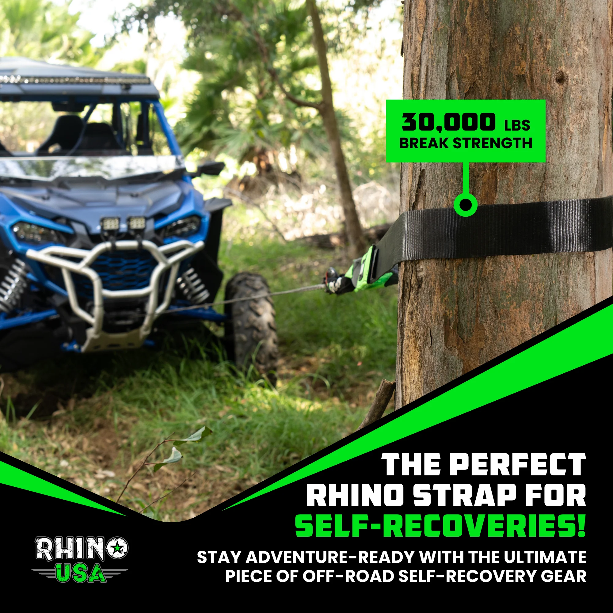 3" x 8' Recovery Tree Saver Strap - Image 13