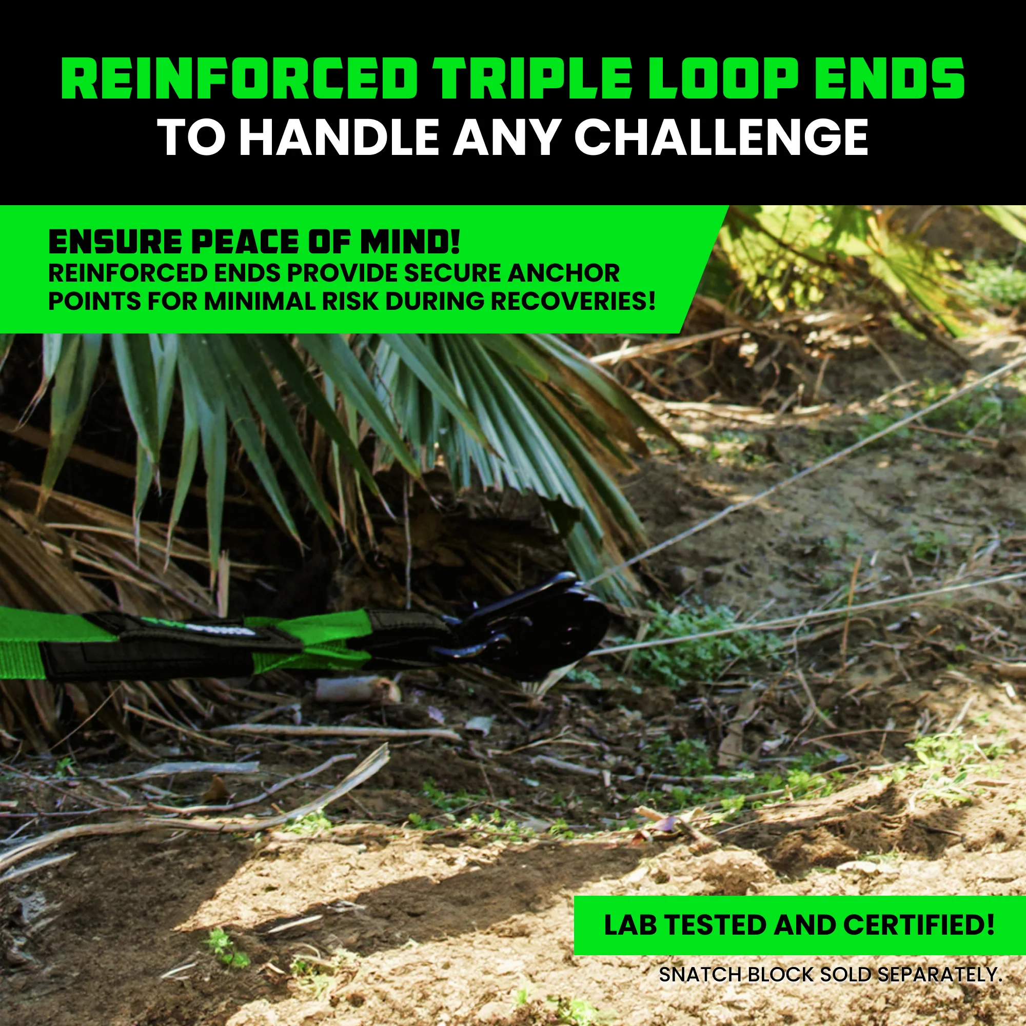 3" x 8' Recovery Tree Saver Strap - Image 15