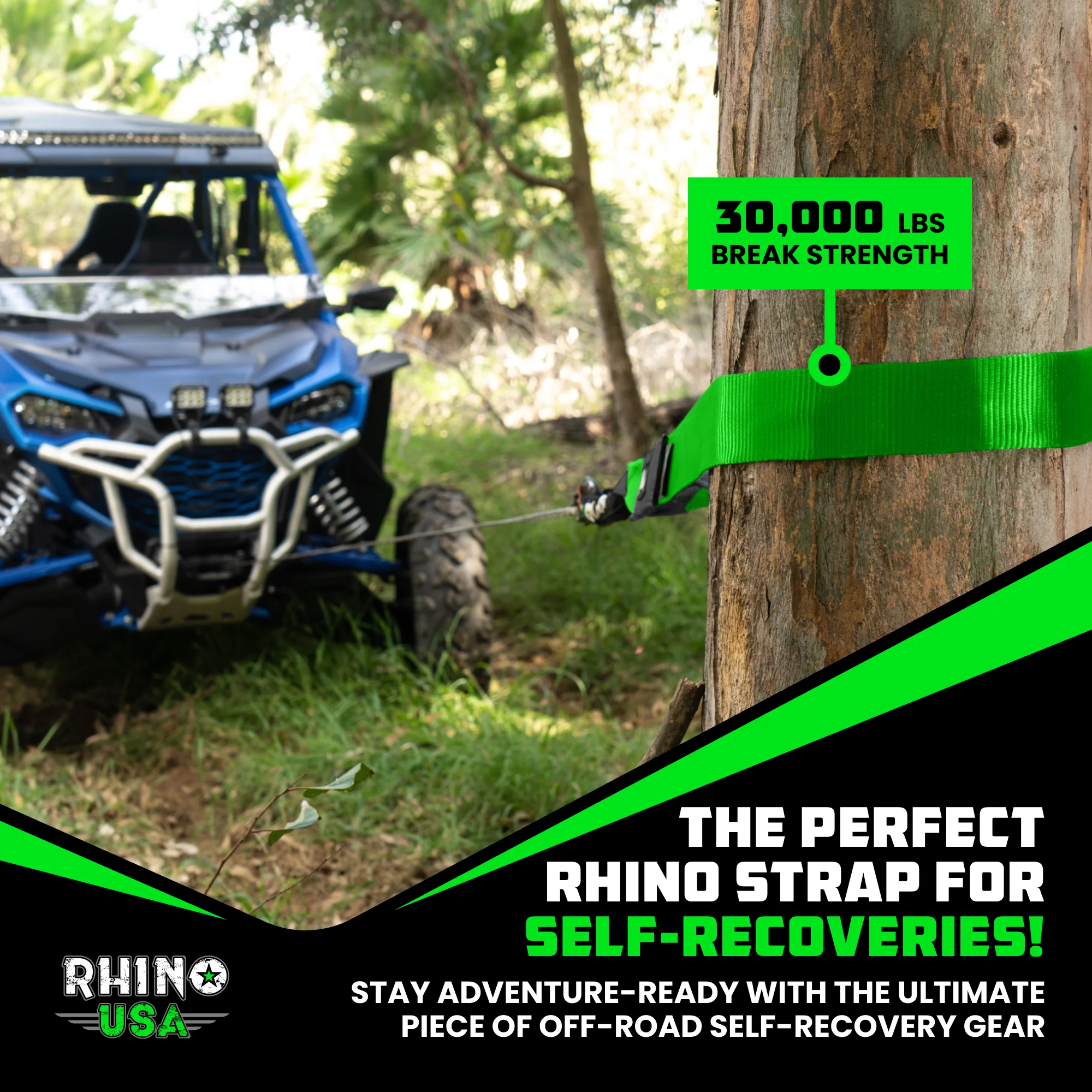 3" x 8' Recovery Tree Saver Strap - Image 20