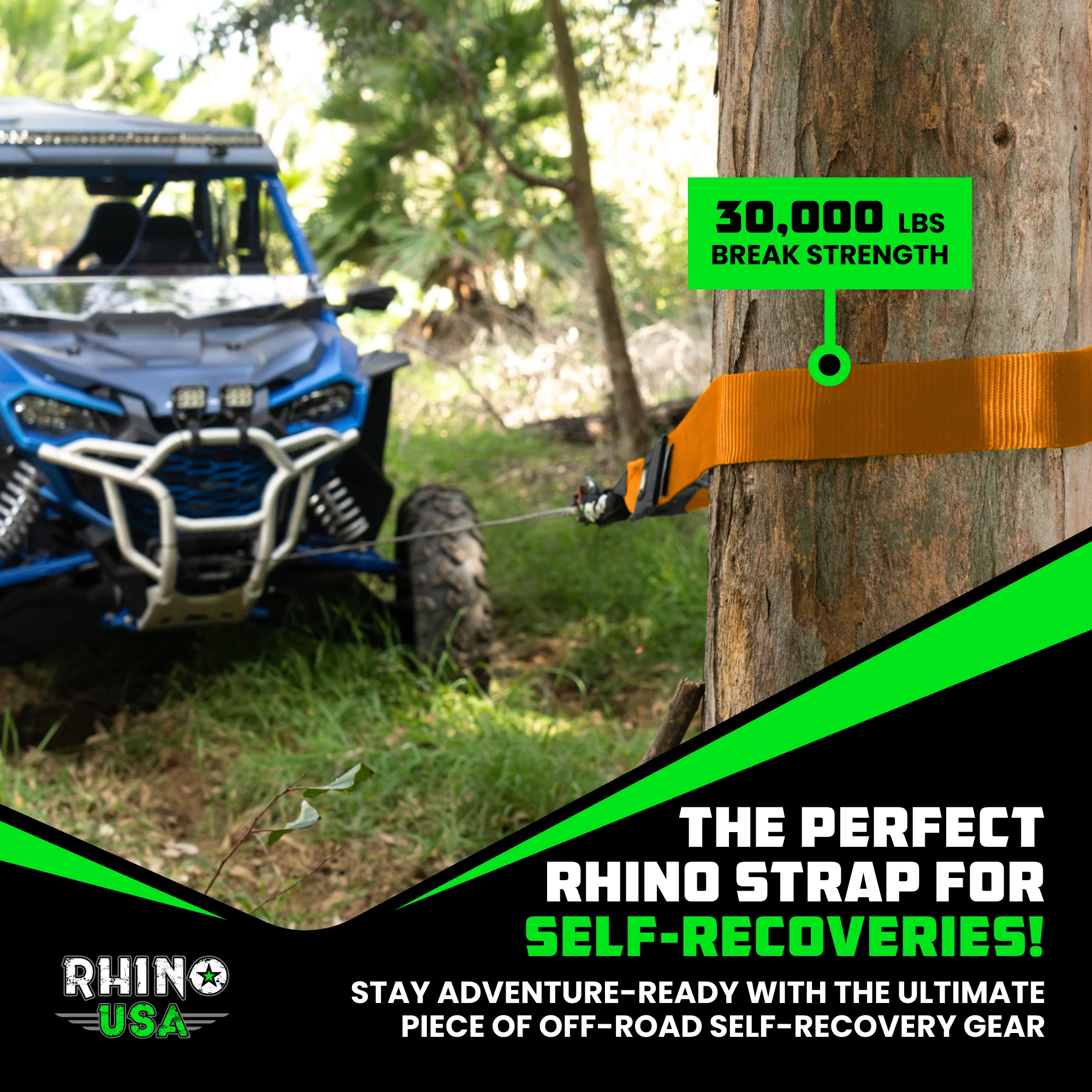 3" x 8' Recovery Tree Saver Strap - Image 28