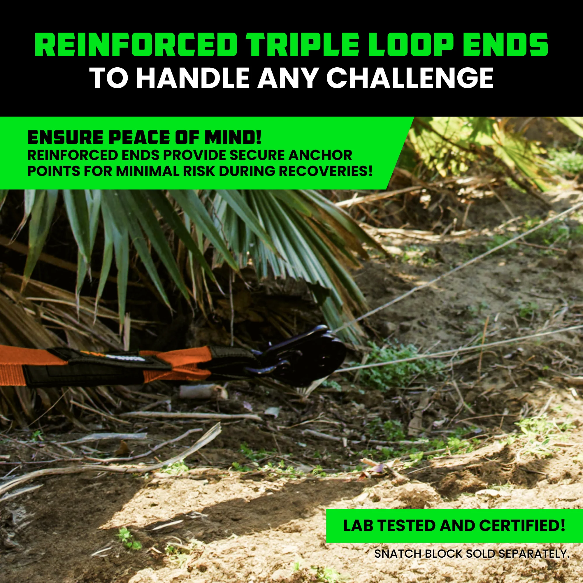 3" x 8' Recovery Tree Saver Strap - Image 29