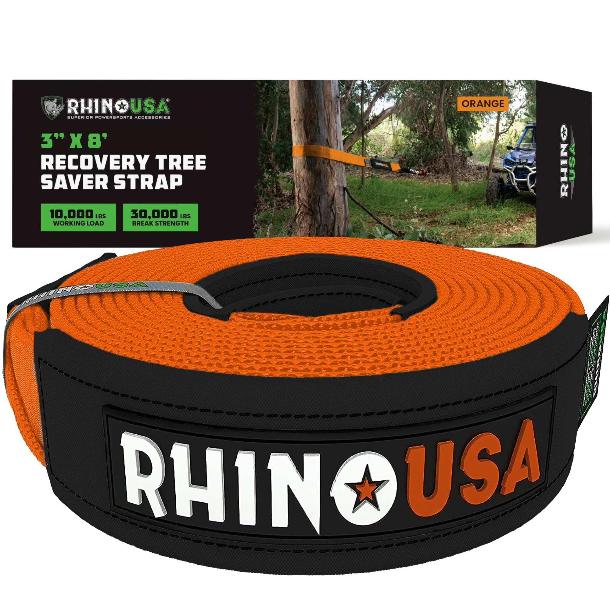 3" x 8' Recovery Tree Saver Strap - Image 4