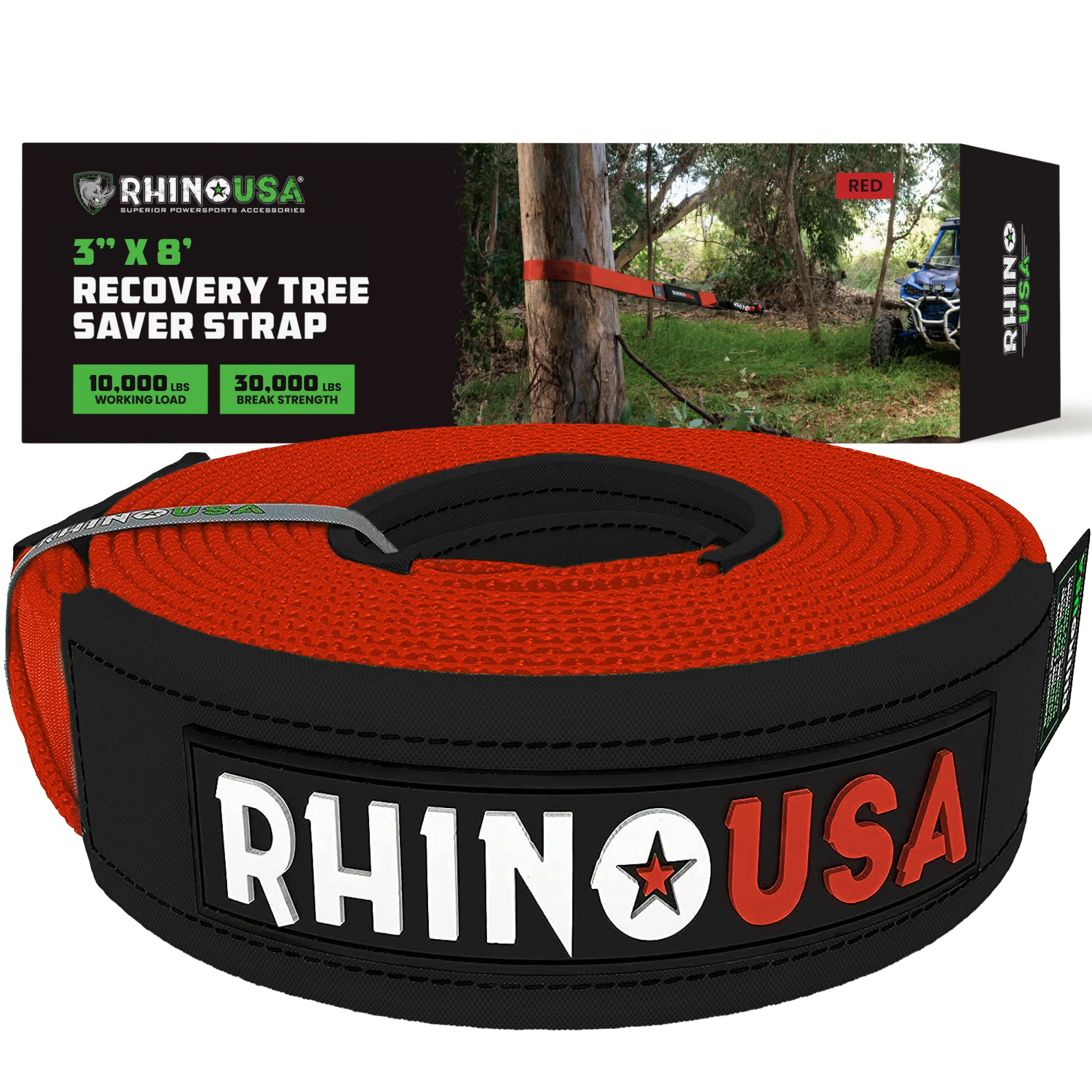 3" x 8' Recovery Tree Saver Strap - Image 5
