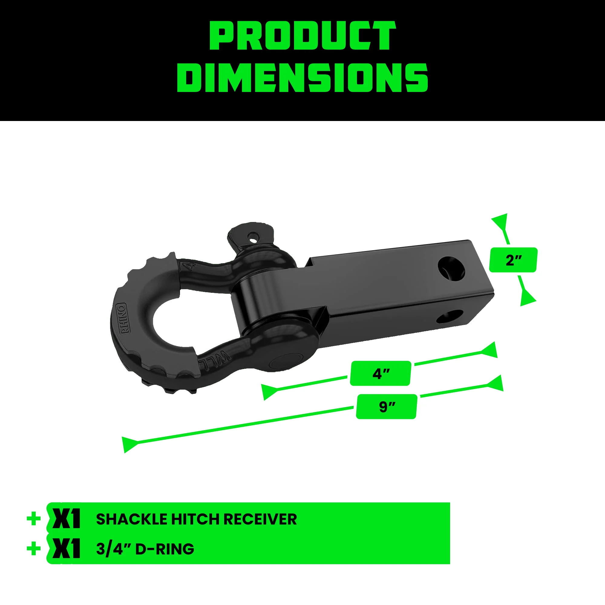 2" Shackle Hitch Receiver - Image 11