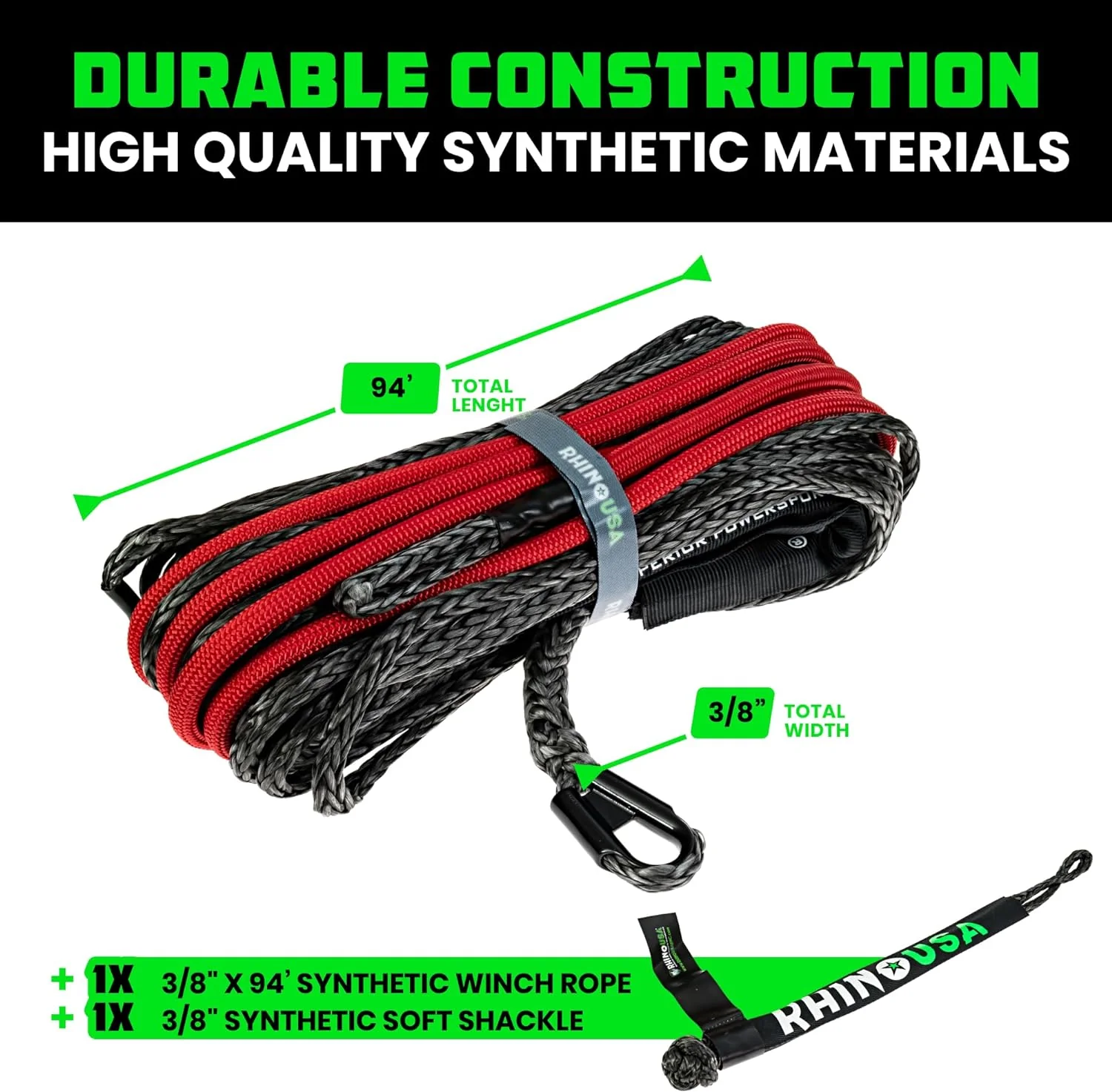 Synthetic Winch Rope - Image 3