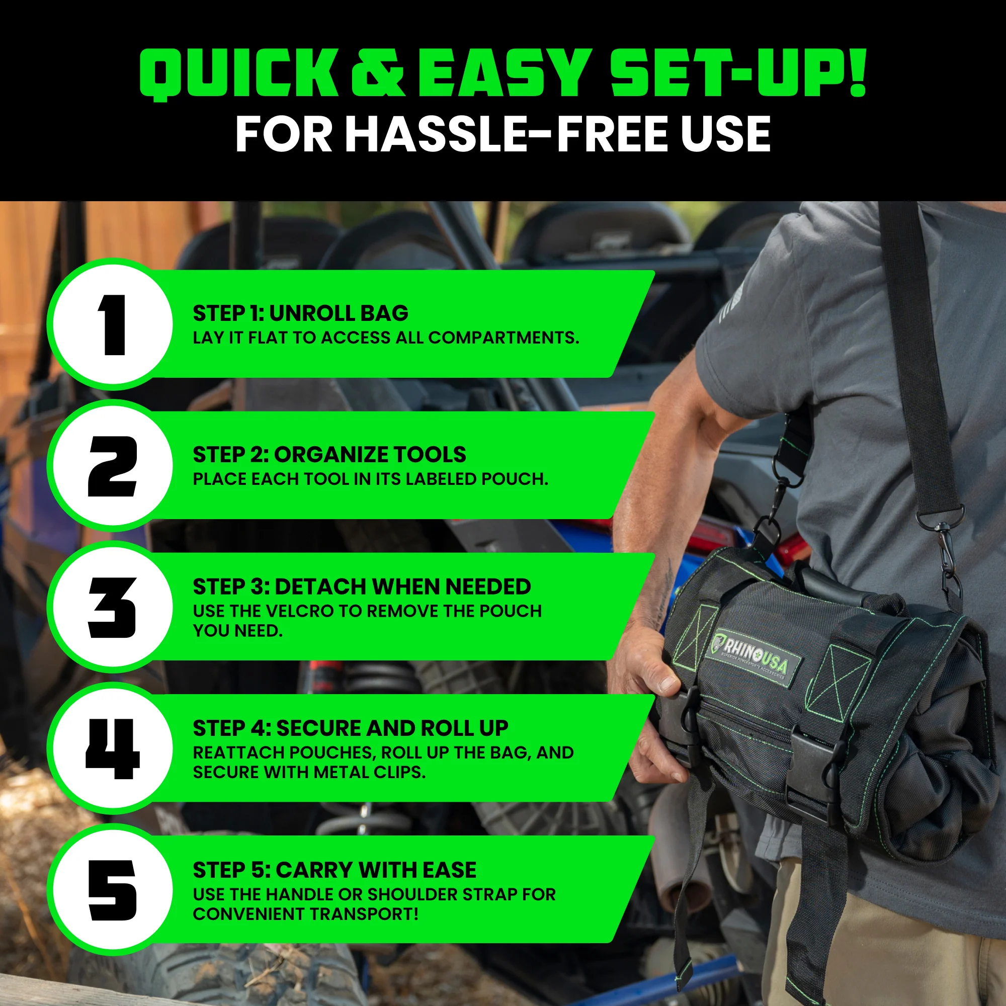 Ultimate UTV/4x4 Tool Organizer - Image 13