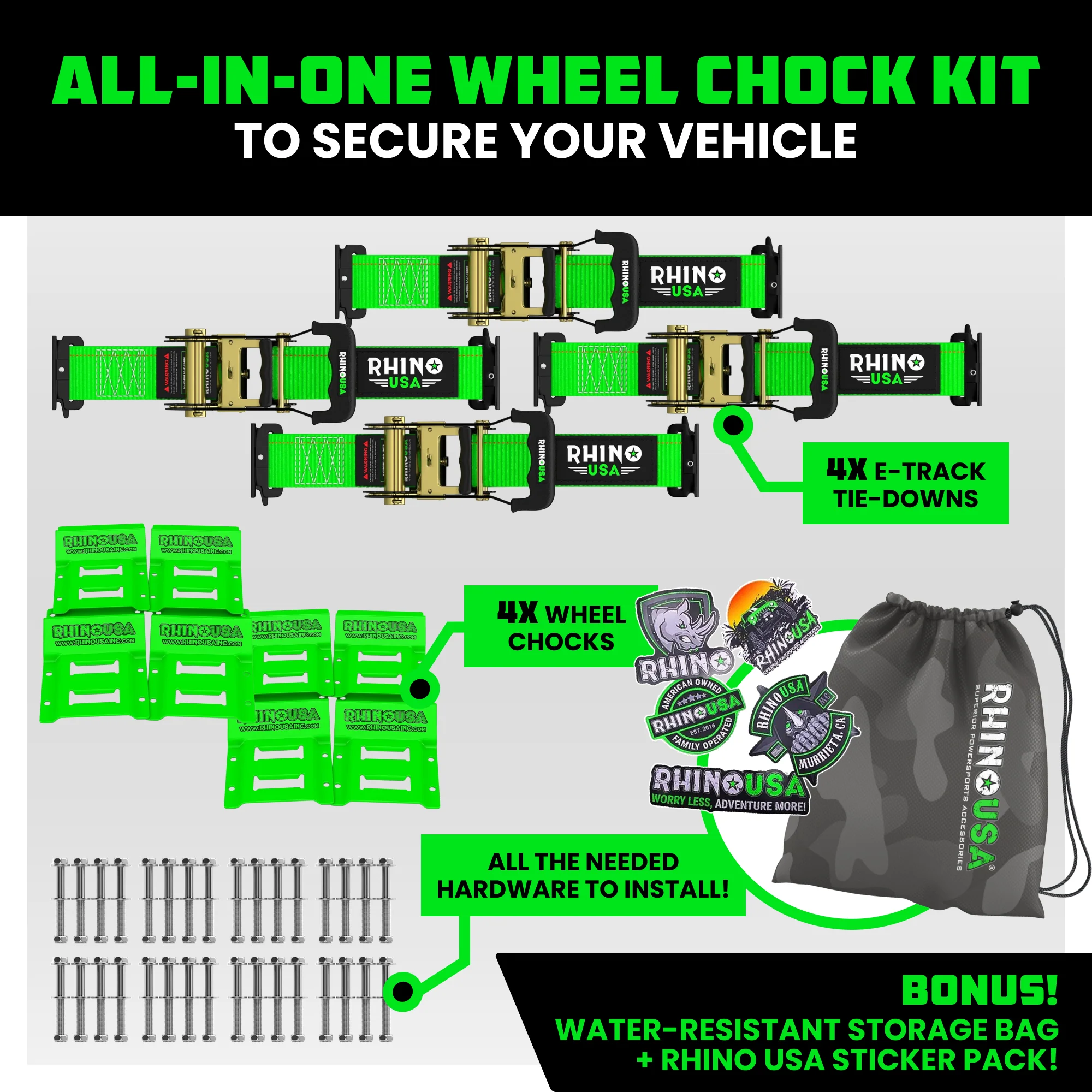 UTV Wheel Chock Tie-Down Kit - Image 12