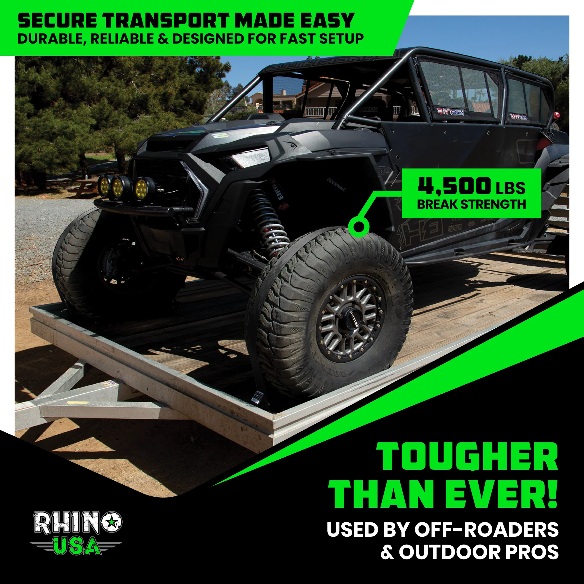 UTV Wheel Chock Tie-Down Kit - Image 28