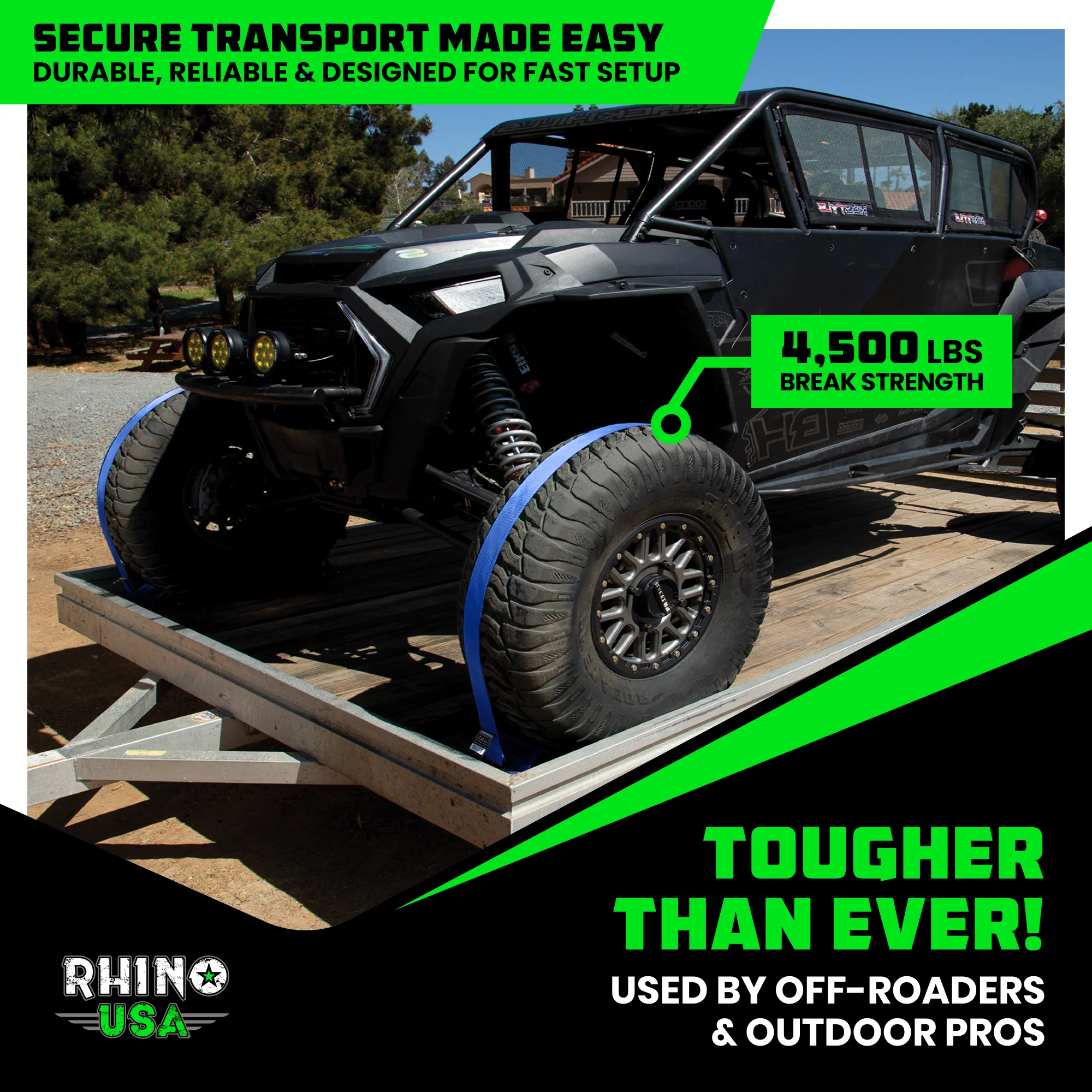 UTV Wheel Chock Tie-Down Kit - Image 35