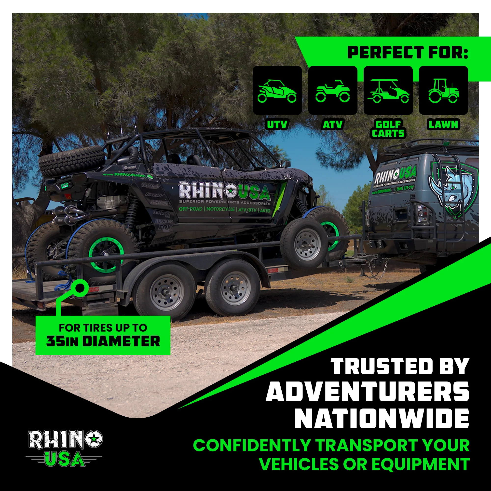 UTV Wheel Chock Tie-Down Kit - Image 39