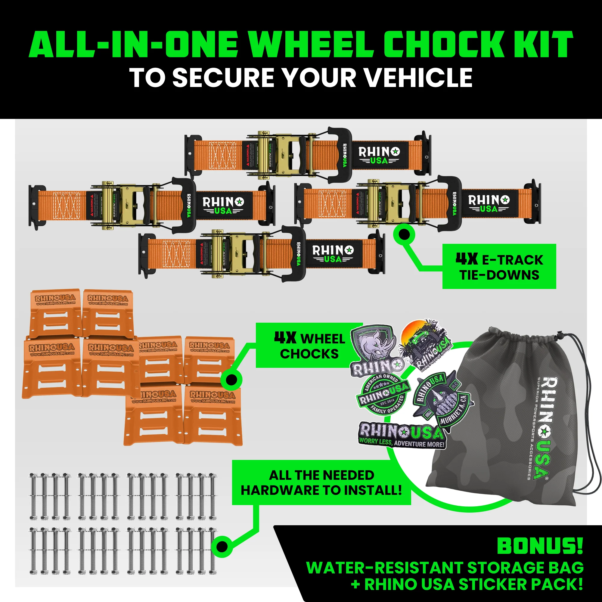UTV Wheel Chock Tie-Down Kit - Image 71
